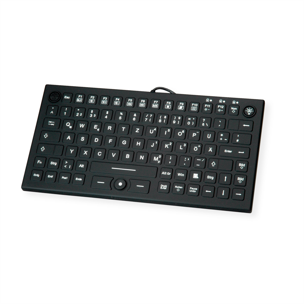 KeySonic KSK-5232IN Industrie Tastatur mit Trackpoint wasserdicht IP68 USB