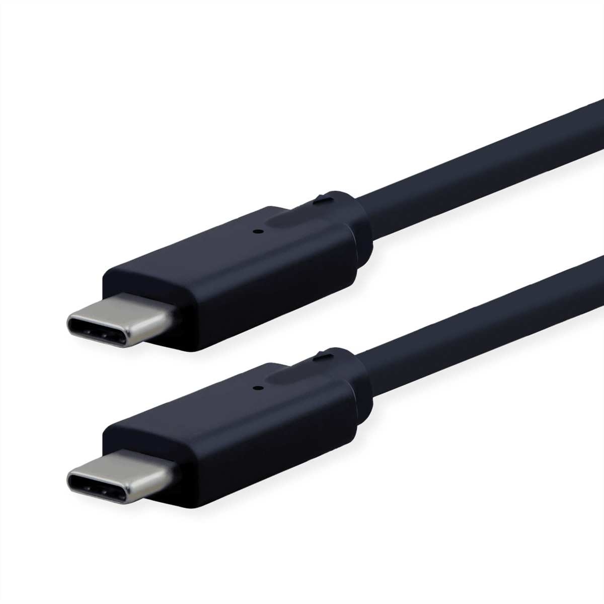 ROLINE USB3.2 Gen2x2 Kabel, C?C, ST/ST, 20Gbit/s, 240W, schwarz, 1 m