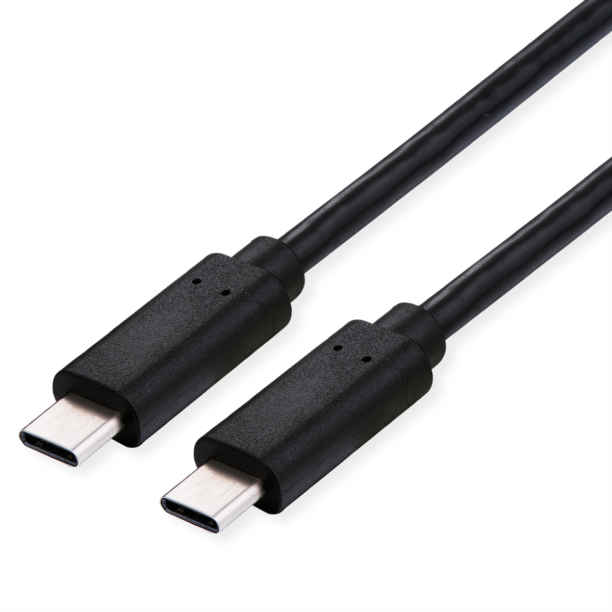ROLINE USB4 Gen2x2 Kabel, C?C, ST/ST, 20Gbit/s, 100W, schwarz, 2 m