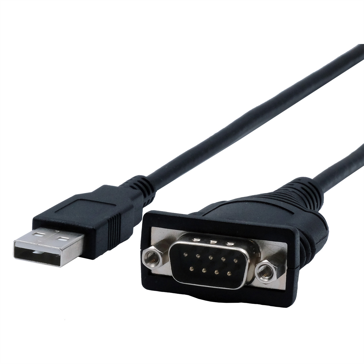 EXSYS EX-13002 USB 2.0 zu 1 x Seriell RS-232 Kabel mit 9 Pin Stecker Prolific Chip-Set