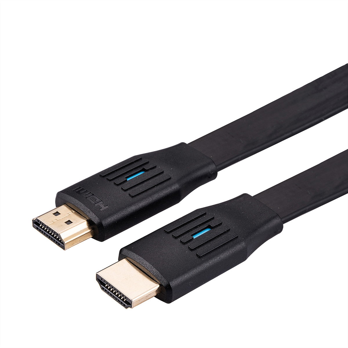VALUE 8K HDMI Ultra HD Kabel mit Ethernet, flach, ST/ST, schwarz, 2 m