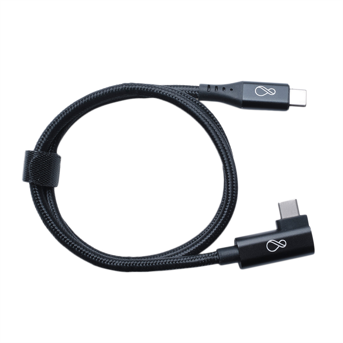 BACHMANN Ochno USB-C Kabel gewinkelt 0,7m schwarz