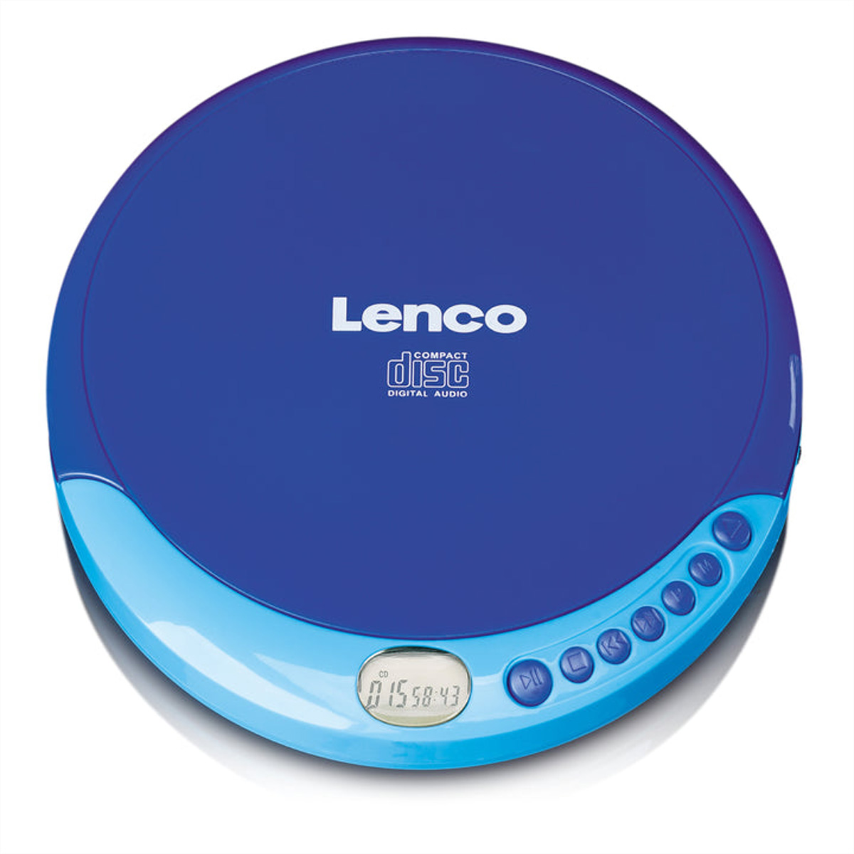 Lenco Portabler CD Player CD-011BU blau