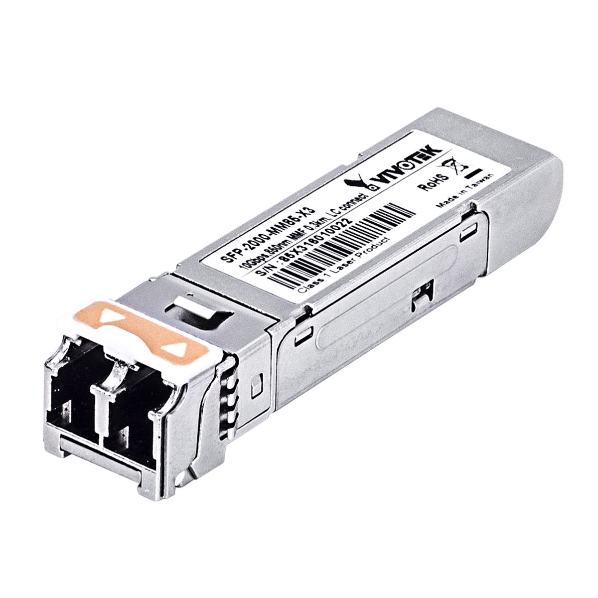 VIVOTEK SFP-2000-MM85-X3 10 Gigabit SFP+ Transciever, Multi-Mode, 850nm