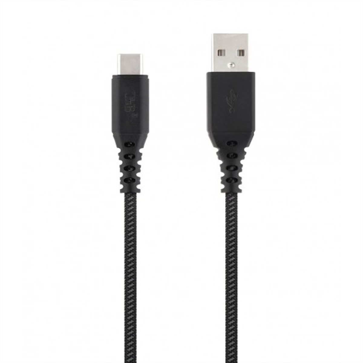 T''NB XW3M USB/USB C Kabel, schwarz/grau, 1,5 Meter